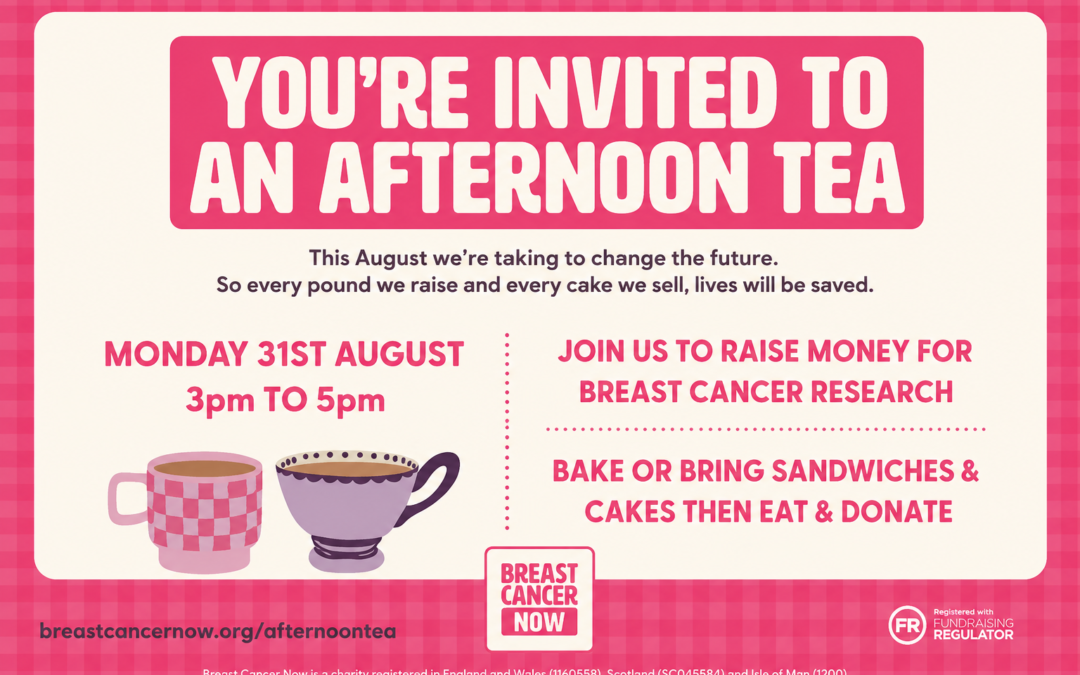 Afternoon Tea for Breast Cancer Now