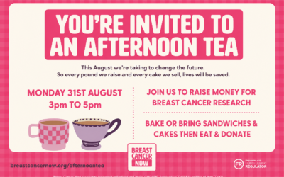 Afternoon Tea for Breast Cancer Now